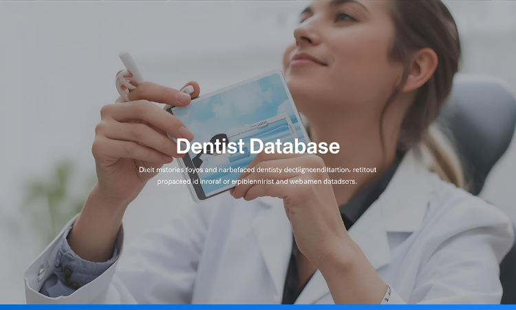 🦷 Dentist Database – Verified Dental Professionals Data for Marketing, Pharma & Healthcare Outreach